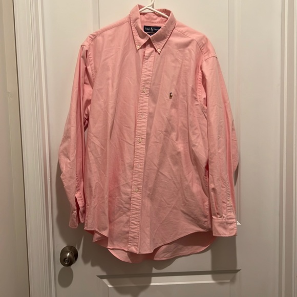 Polo Ralph Lauren Other - Polo Ralph Lauren Yarmouth Men’s Pink Button Up Size 16.5/35